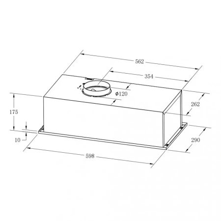 картинка Встраиваемая вытяжка MAUNFELD Crosby Built 60 белый от магазина SEFI