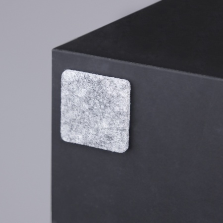 картинка Подкладка самоприлипающая фетровая 25х25мм (1лист-18шт) серая Folmag от магазина SEFI