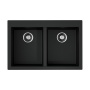 картинка Мойка Omoikiri Bosen 80-2-BL Tetogranit/черный от магазина SEFI