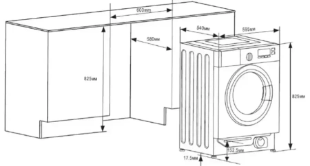 картинка Встраиваемая стиральная машина Graude EWA 60.0 от магазина SEFI