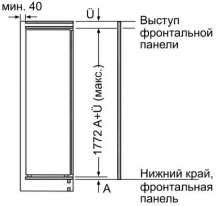 картинка Встраиваемая холодильная камера Neff KI1813F30R от магазина SEFI