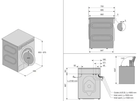 картинка Стиральная машина Asko W4114C.W/3 от магазина SEFI