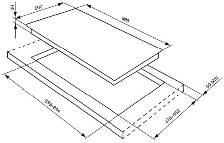 картинка Варочная панель Smeg SR896PGH9 от магазина SEFI