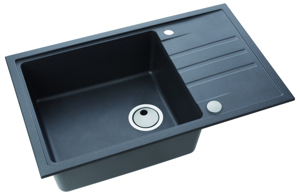 картинка Мойка Alveus INTERMEZZO 130 GRANITAL CARBON - G91 780X480X200 1X в компл.с сифоном 111729, от магазина SEFI