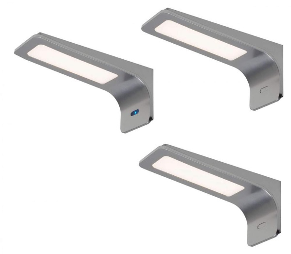 картинка Светильник светодиодный Skate 3.0 TLDM Set 3 3*4Вт, 230/12В (тр-р 30Вт), свет натуральный нерж. сталь магазин SEFI являющийся официальным дистрибьютором в России  картинка Светильник светодиодный Skate 3.0 TLDM Set 3 3*4Вт, 230/12В (тр-р 30Вт), свет натуральный нерж. сталь от магазина SEFI