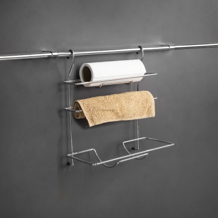 картинка Корзина на трубу d16 для бумаги и плёнки CWJ115 хром AKS от магазина SEFI