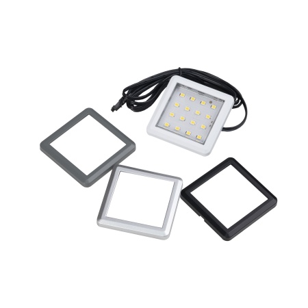 картинка Светильник светодиодный Sania, накладной, 2W, 12V, нейтральный белый, 4000K, без крышки, AKS от магазина SEFI