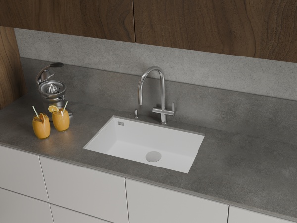 картинка Мойка Rivelato STRIA 7669 1-чаш 760*435 Белый 101 от магазина SEFI
