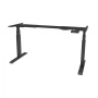 картинка Подстолье FUTURO II h625-1275 с регулировкой высоты, черный REJS от магазина SEFI