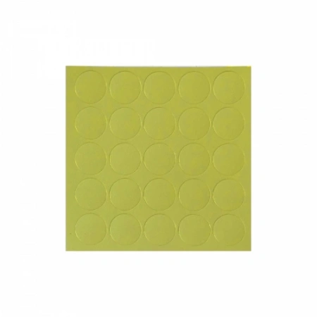 картинка Заглушка самоприлипающая к конфирматам зеленый лайм (14075) FOLMAG (лист-25шт.) от магазина SEFI