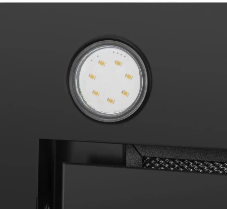 картинка Встраиваемая вытяжка MAUNFELD Fantasy 1000ST 60 черное стекло от магазина SEFI