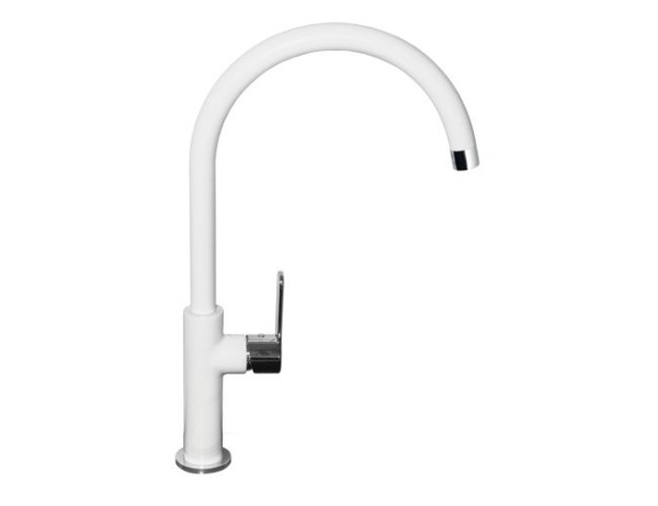 картинка Смеситель для мойки ALVEUS ARC 80 хром белый от магазина SEFI