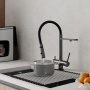 картинка Смеситель для кухни с фильтром и гибким изливом, графит, Ace, IDDIS, ACEGMFFi05 от магазина SEFI