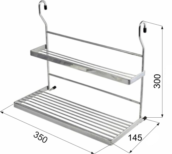 картинка Корзина на трубу d16 для приправ CWJ203С хром AKS от магазина SEFI