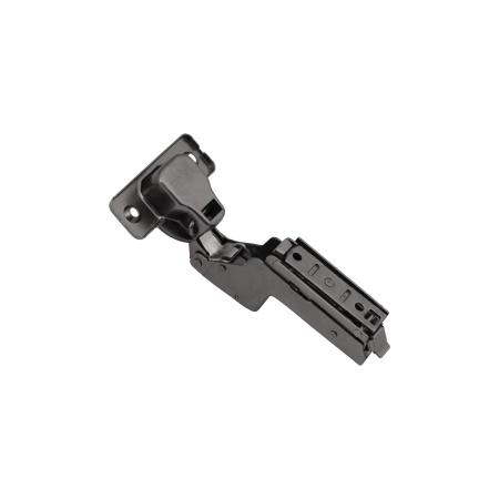 картинка Петля внутренняя с доводчиком 45мм h0 clip-on AKS PLUS 3D узкая черная (саморезы, заглушки) от магазина SEFI