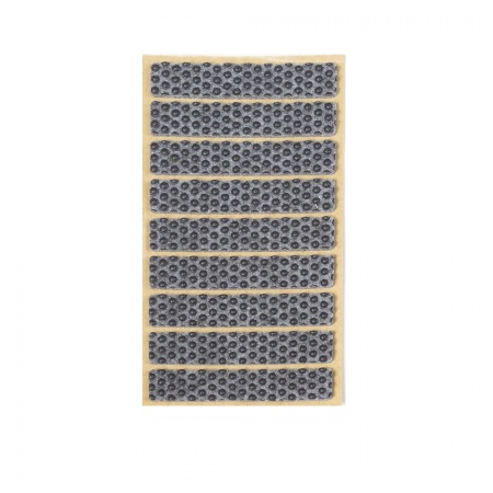 картинка Подкладка самоприлипающая фетровая прорезиненная 15 х 80мм (1упак.=9шт), серая, Folmag от магазина SEFI