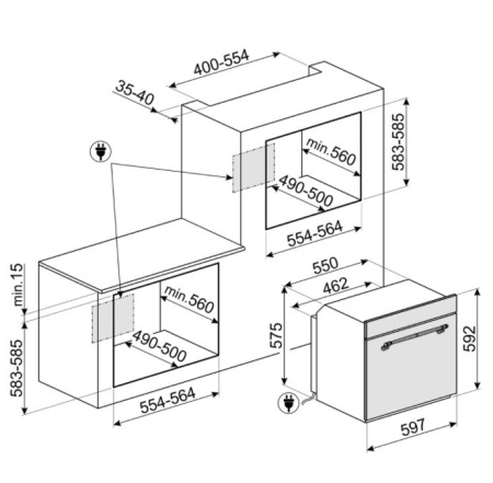 картинка Духовой шкаф Smeg SF700PO от магазина SEFI