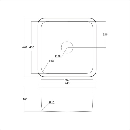 картинка Мойка EMAR 127A, покрытие PVD, цвет Медь от магазина SEFI