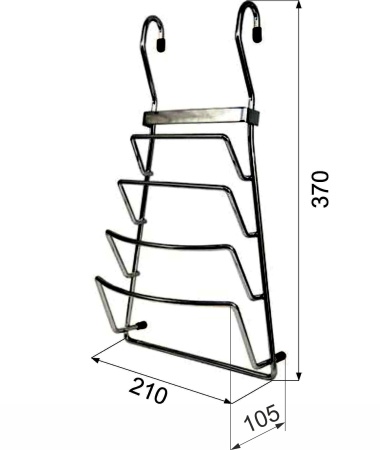 картинка Корзина на трубу d16 для крышек CWJ204A хром AKS магазин SEFI являющийся официальным дистрибьютором в России  картинка Корзина на трубу d16 для крышек CWJ204A хром AKS от магазина SEFI