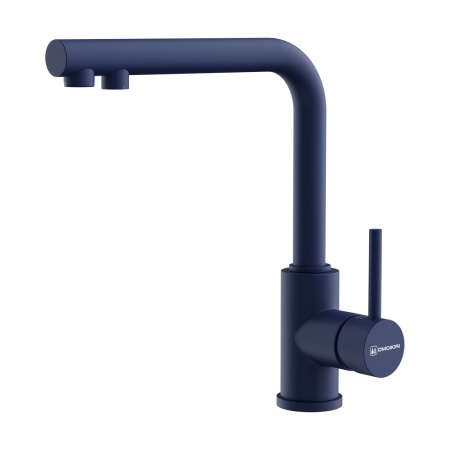 картинка Смеситель Omoikiri Nakagawa 2 Plus-IB латунь/indigo blue от магазина SEFI