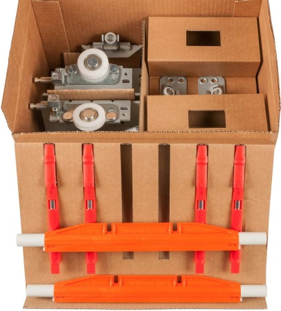 картинка Кронштейны для 2-х дверного шкафа, расст. от пола до края двери 17мм от магазина SEFI