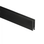 картинка Профиль алюминиевый SENATOR черный муар горизонт нижн. L-6000 мм АЛЮТЕХ от магазина SEFI