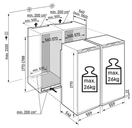 картинка Встраиваемый холодильник Liebherr IXRF 5100 Pure NoFrost от магазина SEFI