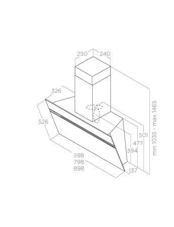 картинка Вытяжка ELICA STRIPE IX/A/60/LX LED от магазина SEFI