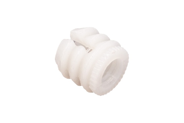 картинка Втулка М6*11*11 пластик, белая (уп/100шт) AKS магазин SEFI являющийся официальным дистрибьютором в России  картинка Втулка М6*11*11 пластик, белая (уп/100шт) AKS от магазина SEFI