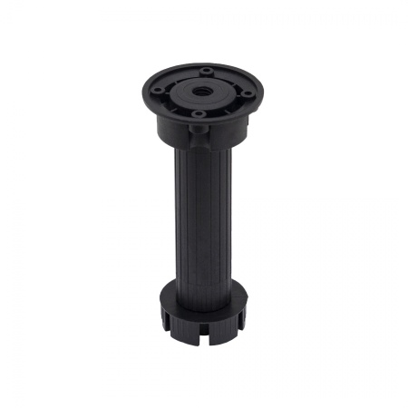 картинка Опора кухонная пласт. h150 трехсоставная, черный AKS (1уп=200шт) от магазина SEFI