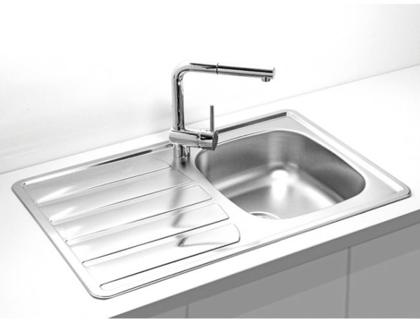 картинка Мойка ZOOM 20 LEI-90 790X500 в комплекте с сифоном 1130550, от магазина SEFI