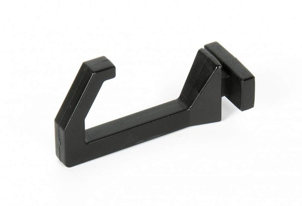 картинка Интерьерные стеллажные Система FLAG Крючок 13х35, брашированный матовый черный магазин SEFI являющийся официальным дистрибьютором в России  картинка Интерьерные стеллажные Система FLAG Крючок 13х35, брашированный матовый черный от магазина SEFI