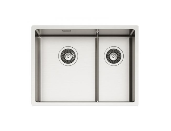 картинка Мойка Alveus NOX 90L BRS 582x440x200 левая в комплекте с интегрированным сифоном от магазина SEFI