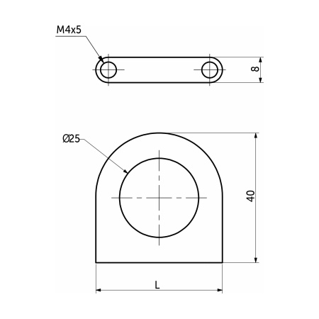 картинка Ручка меб. кнопка мет. OLYMPIA черный матовый, AKS от магазина SEFI