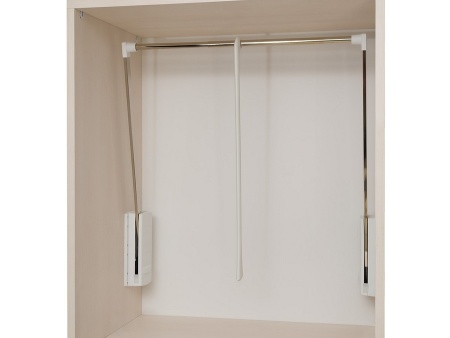 картинка Пантограф SERVETTO для одежды телескопический 770-1200 мм, цвет - белый от магазина SEFI