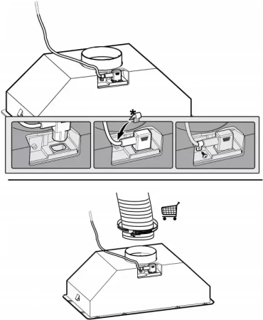 картинка Встраиваемая вытяжка Smeg KSG70HE от магазина SEFI