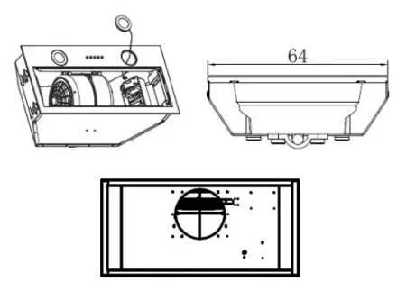 картинка Встраиваемая вытяжка MAUNFELD THAMES 601M черный от магазина SEFI