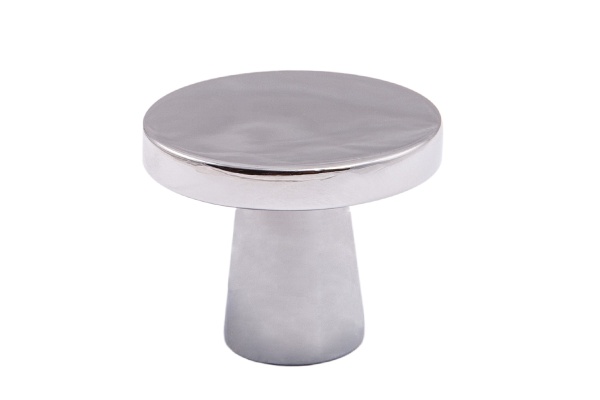 картинка Ручка меб. кнопка мет. SOLO хром, AKS от магазина SEFI