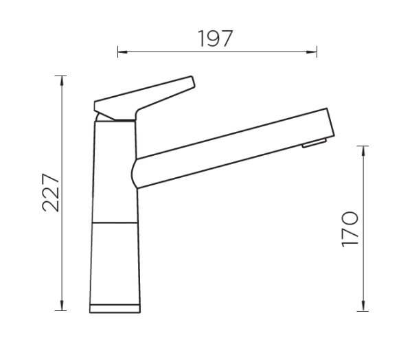 картинка Кухонный смеситель SCHOCK SC-510 пуро от магазина SEFI