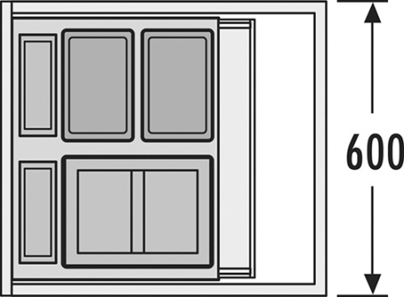 картинка Комплект контейнеров XXL 60 см от магазина SEFI