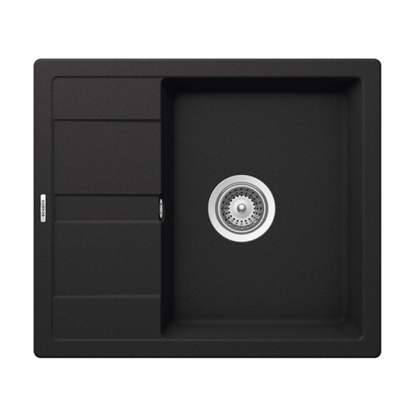 картинка Кухонная мойка SCHOCK OPTIMA 45D CRISTALITE оникс от магазина SEFI