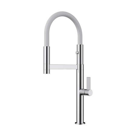 картинка Смеситель Omoikiri Osaka-C-WH латунь/хром/белый от магазина SEFI