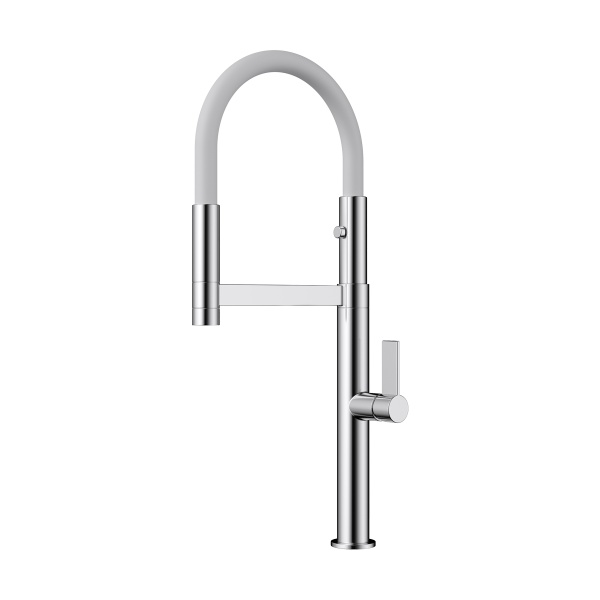 картинка Смеситель Omoikiri Osaka-C-WH латунь/хром/белый от магазина SEFI