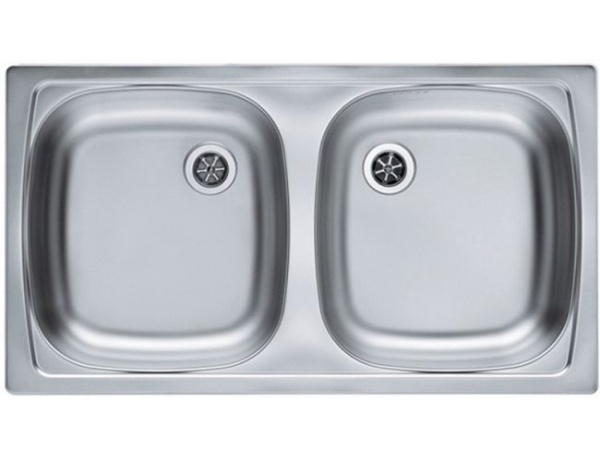 картинка Мойка BASIC 160 NAT-60 780X435 в комплекте с сифоном 1071240, от магазина SEFI