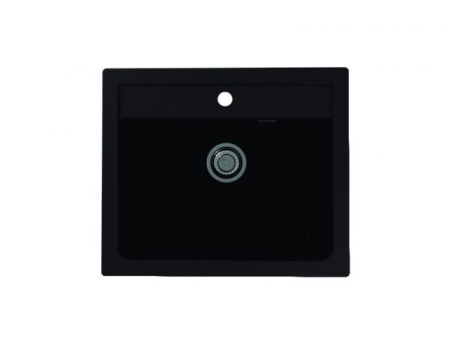 картинка Мойка ALVEUS GRANITAL ATROX 30 CARBON - G91 590 X  500  1X в комплекте с сифоном 1132823, от магазина SEFI