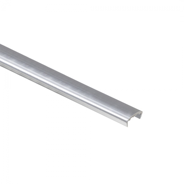 картинка Профиль кромочный ПВХ C-18 алюминий (C23) структурный POLKEMIC (2,6м) от магазина SEFI