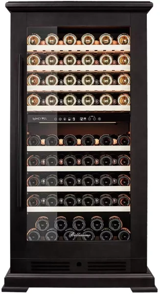 картинка Винный шкаф Meyvel MV99PRO-KBT2 (Тёмный шоколад) от магазина SEFI