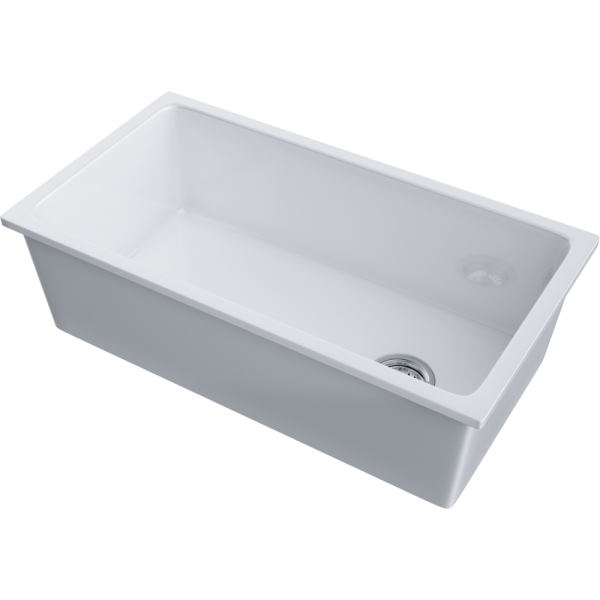 картинка Мойка Omoikiri Tokara 88-U/I-WH Glossy Natceramic/белый глянцевый от магазина SEFI