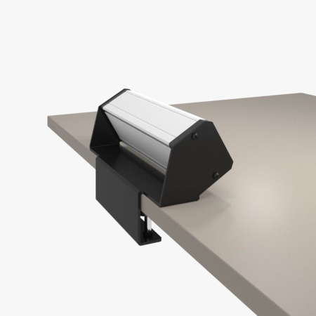 картинка Блок розеток: 2 евророзетки 220В, 2 USB-зарядки Type A+A, пустой модуль ASA Plastici VersaDesk, серебристый (06123F00029) от магазина SEFI