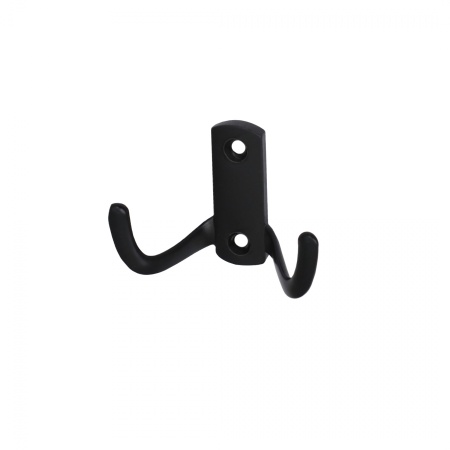 картинка Крючок меб. двухрожковый мет. WP13 черный AKS от магазина SEFI
